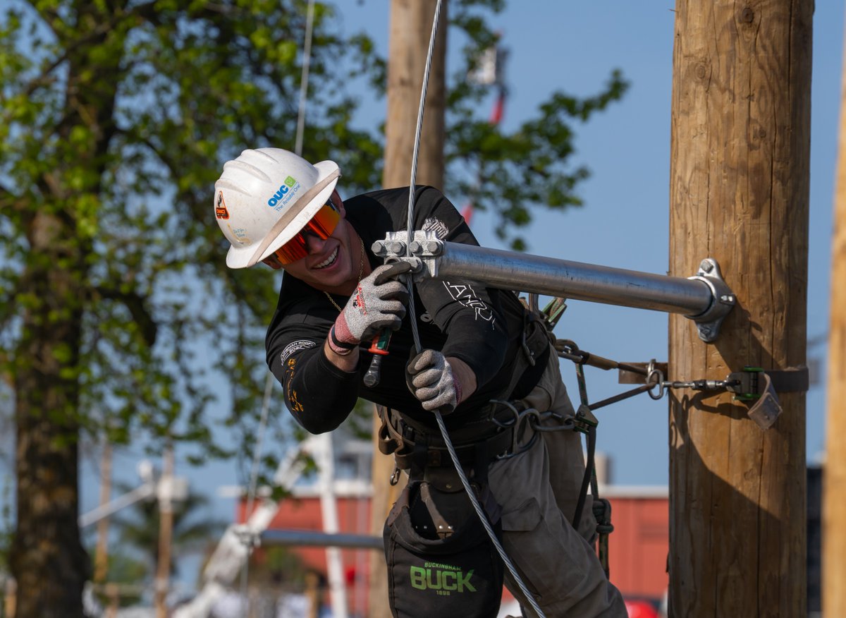 Today is a great day to #ThankALineworker! Here's a look back at the recent #PublicPower Lineworkers Rodeo in Roseville, California. Thank you for your dedication to #safety and commitment to keeping the lights on.