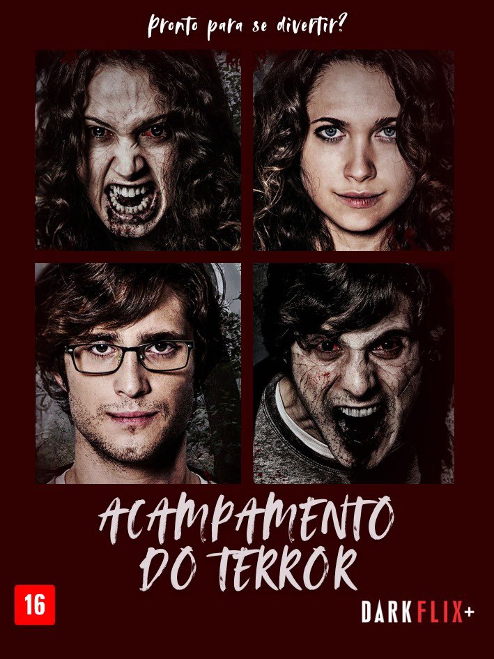 DarkflixOficial's tweet photo. https://t.co/JTI6WV7L3w

Já disponível no catálogo da Darkflix+  
Você tem coragem? 😈

ACAMPAMENTO DO TERROR (Summer Camp)

Direção: Alberto Marini
Elenco: Diego Boneta, Jocelin Donahue, Maiara Walsh
Ano: 2015
País: Espanha, México
Duração: 81 minutos https://t.co/oO8S6zaGMW