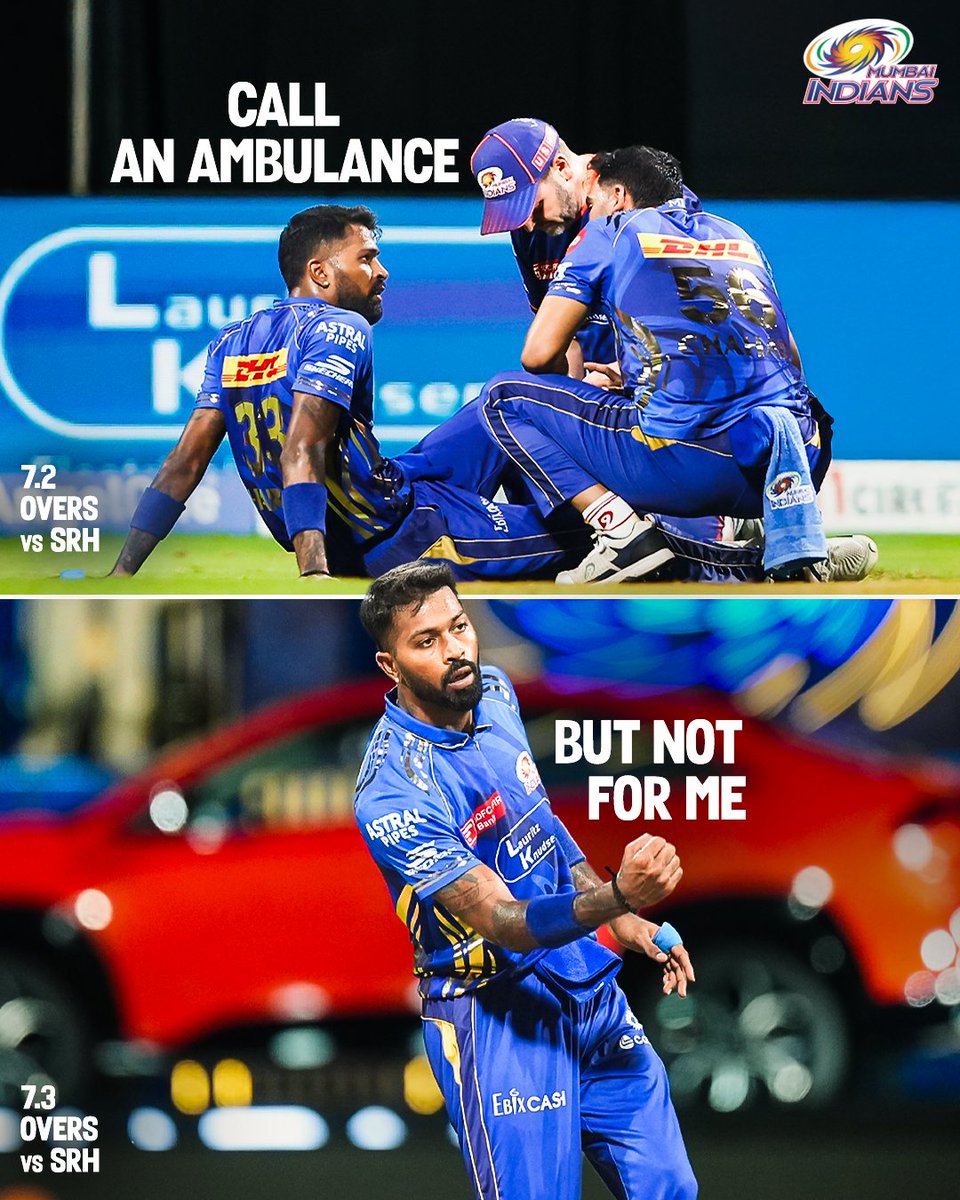 𝗣𝗔𝗡𝗗𝗬𝗔 𝗠𝗘𝗡𝗧𝗔𝗟𝗜𝗧𝗬 👉😤

#MumbaiIndians #PlayLikeMumbai #TATAIPL #MIvSRH