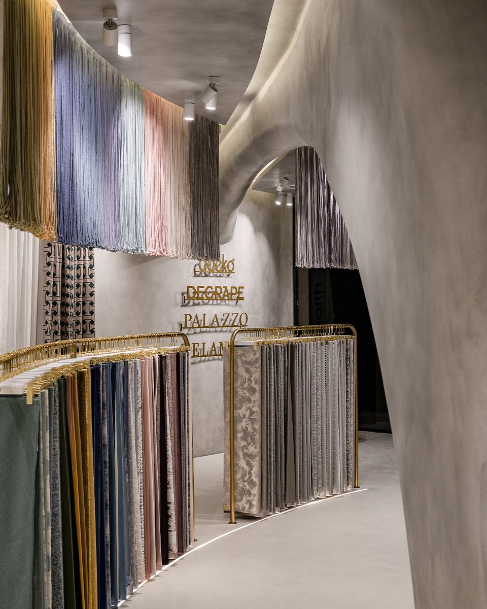 Colortekpaints's tweet photo. Modern elegance redefined at the Neguib Selim textile store in Egypt! The harmonious interplay of sleek lines and sophisticated surfaces, thanks to Colortek Neocement, is simply captivating.

#colortek #colortekpaints https://t.co/uXmYH0xkqF