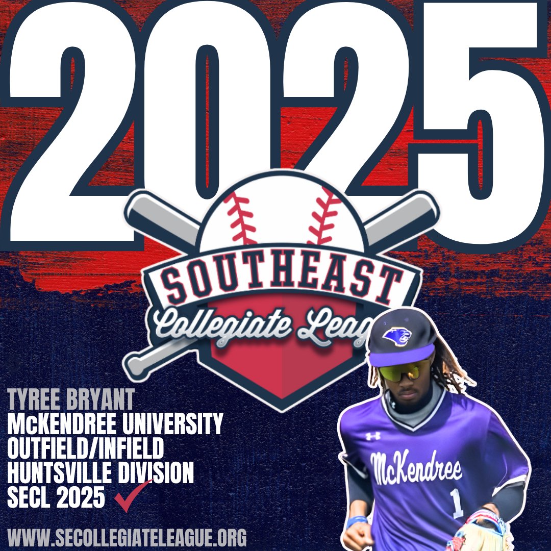 SECollegiate League (@secollegiatelge) on Twitter photo 🔒 INVITE ACCEPTED 🔒
⚾️ Tyree Bryant ( <a href="/TyreeBr08860993/">Tyree Bryant</a> )
🏫 McKendree University
📍 Huntsville Division
Are you in?
➡️Request your spot:
secollegiateleague.org 🔒 INVITE ACCEPTED 🔒
⚾️ Tyree Bryant ( <a href="/TyreeBr08860993/">Tyree Bryant</a> )
🏫 McKendree University
📍 Huntsville Division
Are you in?
➡️Request your spot:
secollegiateleague.org