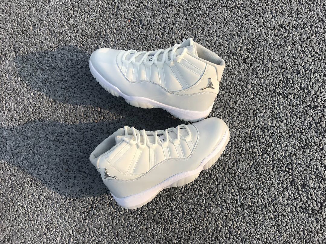 KicksFinder's tweet photo. FIRST LOOK: WMNS Air Jordan 11 Retro "Sail" 🍦

🗓️ November 11th, 2025
📝 AR0715-110 (WMNS); DO3857-110 (PS); DO3856-110 (TD)
💰 $230; $100; 85 USD
📸 IG: hanzuying 
💵COP OR 🚮DROP? https://t.co/YUCmbj4Jwg