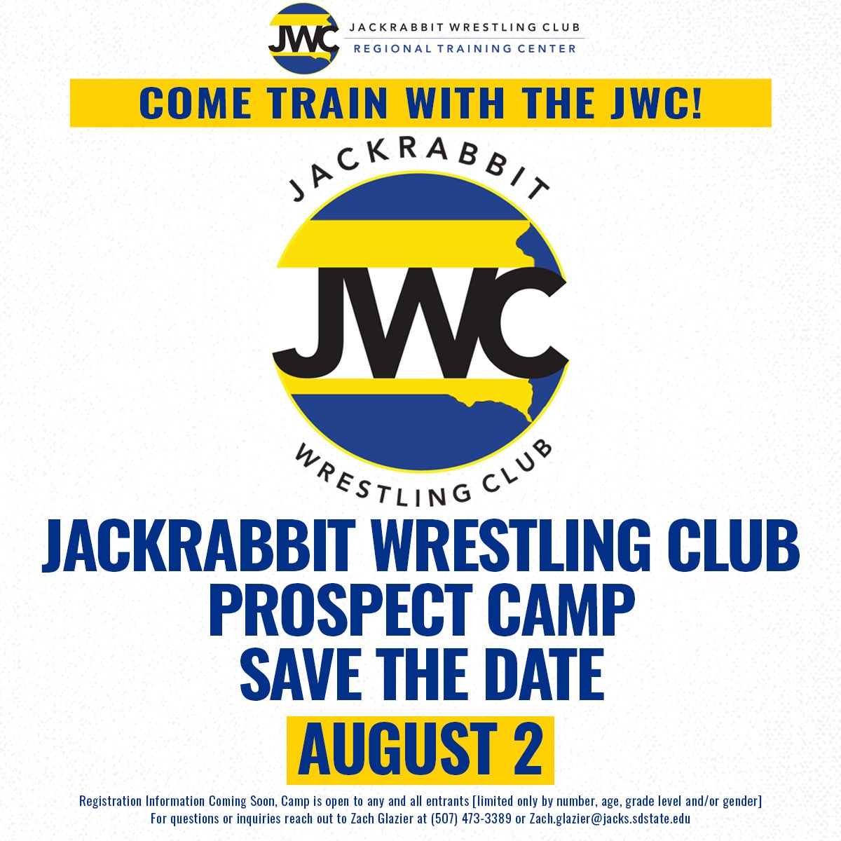 JackrabbitWC's tweet image. 𝘼𝙏𝙏𝙀𝙉𝙏𝙄𝙊𝙉 🚨‼️
Take advantage of the opportunity to train with us!
*Registration details coming soon