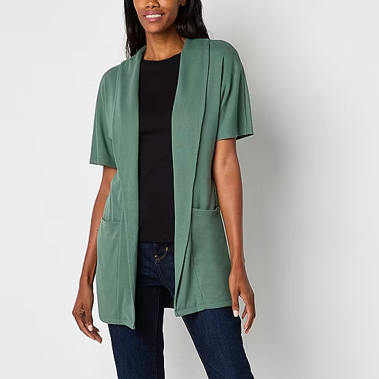 TrendyDeal52's tweet image. New! Short Sleeve Open Front Cardigan – Save 30% Today  
Now $37.80 (Was $54) | Get It for $26.46 with Code VIOLET  

sovrn.co/1mr3pwv

#LizClaiborneStyle #OpenFrontCardigan #CardiganDeals