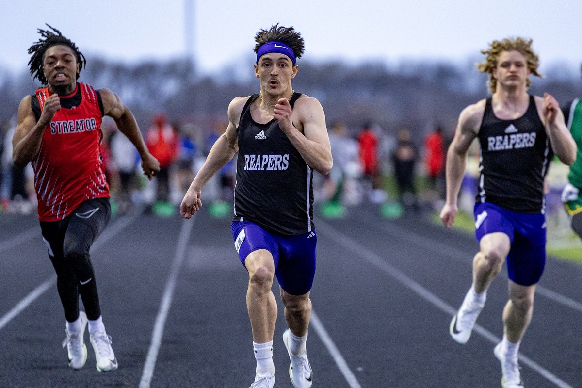ReaperXCTF's tweet photo. What a night for @Tristan42296503 . 
100 meter - 10.87 ⚡️⚡️
200 meter - 22.42 🔥🔥

And great chase down in the 4x100 relay https://t.co/ZI5jGpsx7Y
