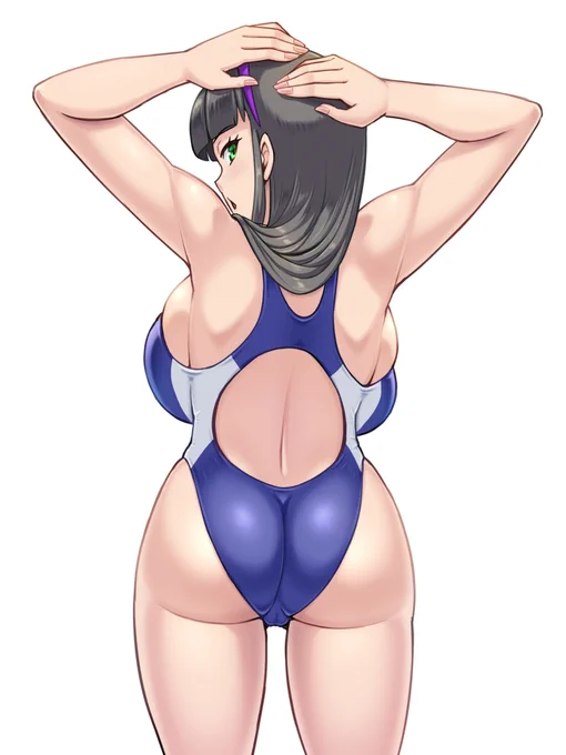 競泳夏ちゃん(背面) 