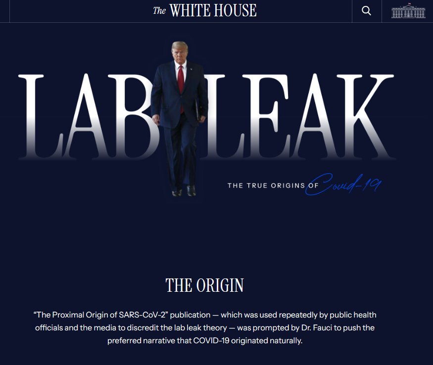 🚨BREAKING: White House officially confirms COVID originated from a LAB LEAK and accuses Fauci, Daszak, EcoHealth, and NIH officials of deliberate cover-up, obstruction, and criminal deception.

They lied, censored, and ruined lives.

IT'S TIME FOR MASS ARRESTS AND JUSTICE!