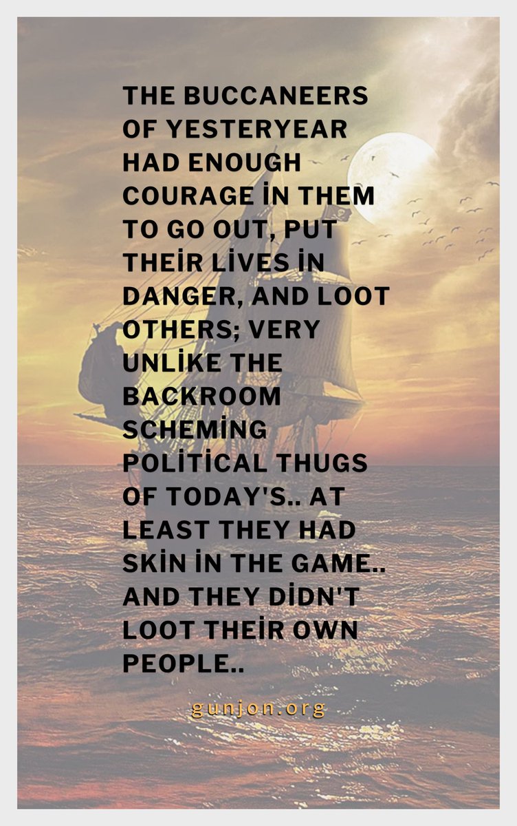 gunjonn's tweet photo. #History; #Courage; #Pirates; #Integrity; #PoliticalCritique https://t.co/J20Bz9FWfH