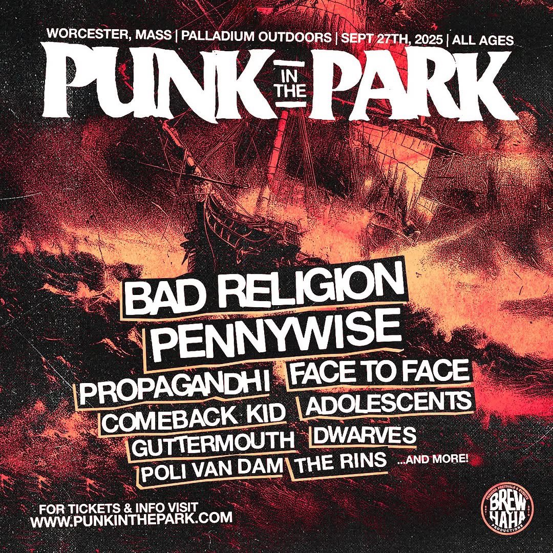Pennywise (@pennywise) on Twitter photo Worcester, Mass! 👊🏼 We’re playing Punk In The Park in New England on September 27th.
Get your tickets now at PunkinthePark.com
<a href="/MonsterMusic/">Monster Energy Music</a> Worcester, Mass! 👊🏼 We’re playing Punk In The Park in New England on September 27th.
Get your tickets now at PunkinthePark.com
<a href="/MonsterMusic/">Monster Energy Music</a>