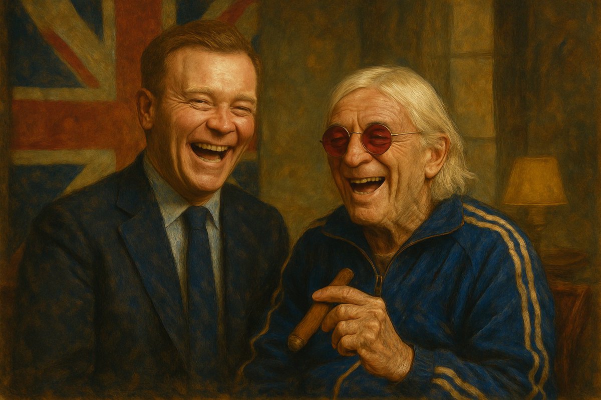 Here's a picture of Fred with Jimmy Savile