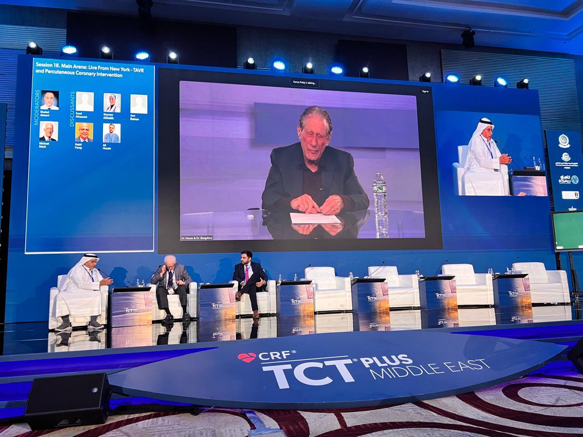 <a href="/crfheart/">Cardiovascular Research Foundation</a> <a href="/TCTConference/">TCT Conference</a> 

📡🎥 Live from New York 
Chairs: Khaled AlMerri &amp; Michael Mack

Revascularization in the TAVR era with <a href="/JWMoses/">Dr. Jeffrey W. Moses</a> <a href="/SripalBangalore/">Sripal Bangalore</a>