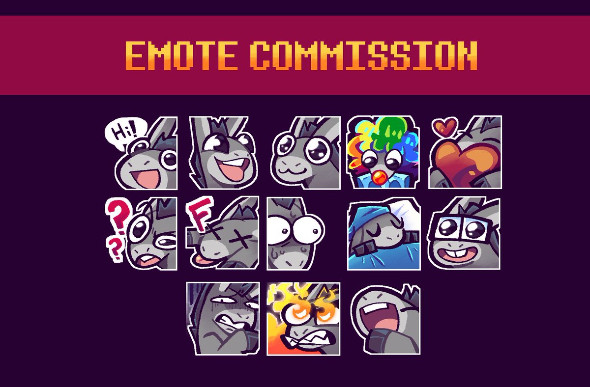 Comisione de emotes @/Burrito_TTV ^^