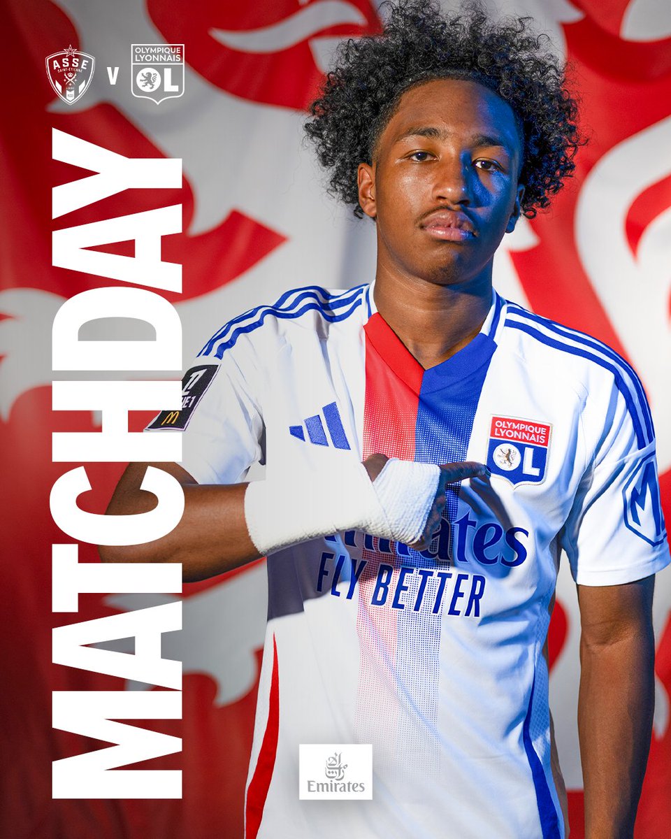 Olympique Lyonnais (@ol) on Twitter photo 🔴 𝗝𝗢𝗨𝗥 𝗗𝗘 𝗠𝗔𝗧𝗖𝗛 🔵
⚽#ASSEOL
📆 J30 <a href="/Ligue1/">Ligue 1 McDonald's</a>
⌚ 20:45
🏟 Stade Geoffroy-Guichard
📺 <a href="/DAZN_FR/">DAZN France</a> 👉 dazn.com/fr-FR/p/Olympi…
▶ Avant-Match dès 19:45 sur
<a href="/OLPLAY_Officiel/">OLPLAY</a> & YouTube 👉 youtube.com/OlympiqueLyonn…
𝗔𝗹𝗹𝗲𝘇 𝗹𝗲𝘀 𝗚𝗼𝗻𝗲𝘀 🦁🔴🔵 🔴 𝗝𝗢𝗨𝗥 𝗗𝗘 𝗠𝗔𝗧𝗖𝗛 🔵
⚽#ASSEOL
📆 J30 <a href="/Ligue1/">Ligue 1 McDonald's</a>
⌚ 20:45
🏟 Stade Geoffroy-Guichard
📺 <a href="/DAZN_FR/">DAZN France</a> 👉 dazn.com/fr-FR/p/Olympi…
▶ Avant-Match dès 19:45 sur
<a href="/OLPLAY_Officiel/">OLPLAY</a> & YouTube 👉 youtube.com/OlympiqueLyonn…
𝗔𝗹𝗹𝗲𝘇 𝗹𝗲𝘀 𝗚𝗼𝗻𝗲𝘀 🦁🔴🔵