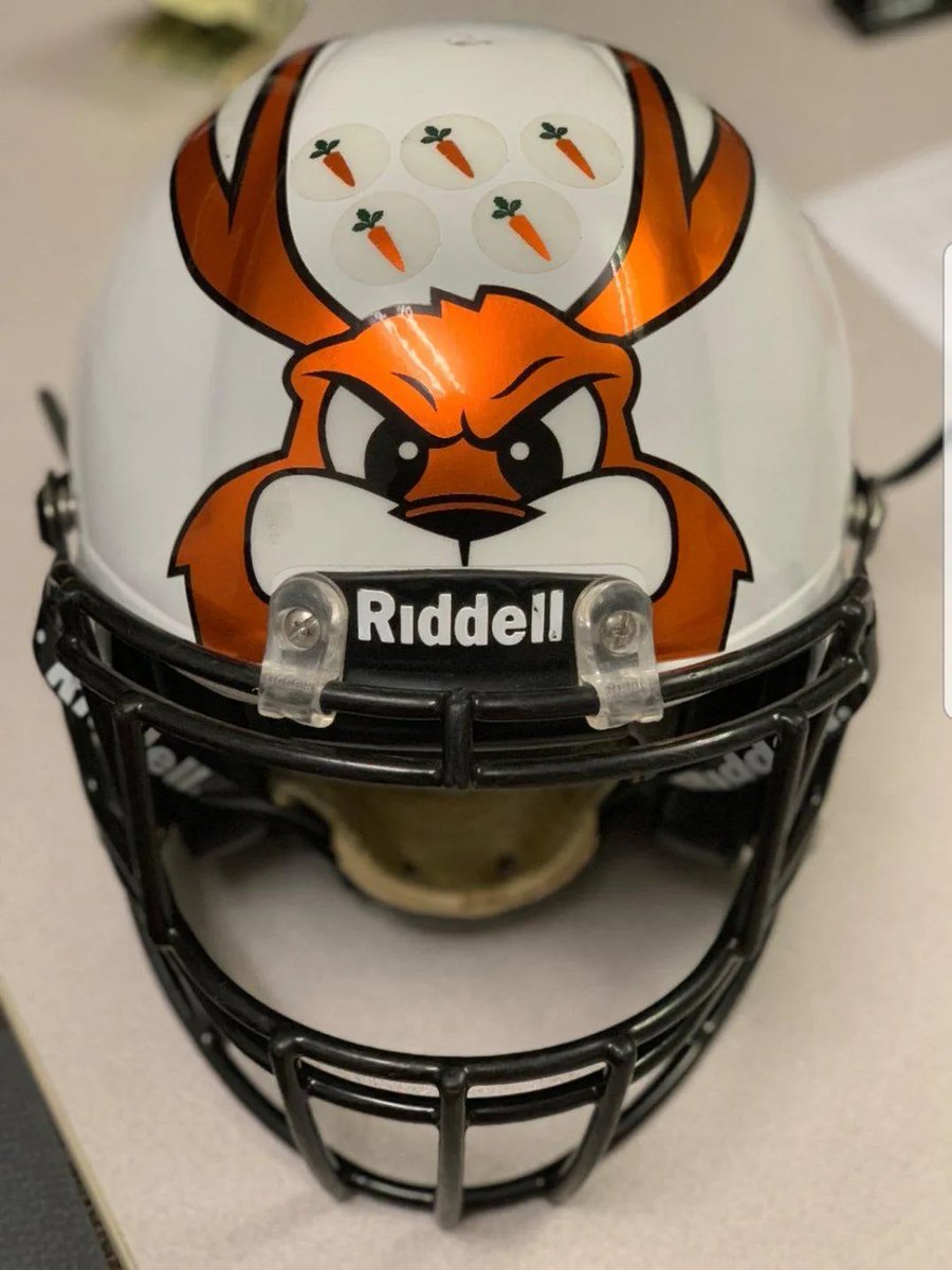 Andy Staples (@andy_staples) on Twitter photo I was today years old when I learned that Fisher (Ill.) High (<a href="/BunnieFootball/">Fisher Football</a>) has the greatest helmets in the history of football.
Thank you to <a href="/LukeStampini/">Luke Stampini</a> for making me aware of the Fisher Bunnies and this amazing Murder Bugs decal. I was today years old when I learned that Fisher (Ill.) High (<a href="/BunnieFootball/">Fisher Football</a>) has the greatest helmets in the history of football.
Thank you to <a href="/LukeStampini/">Luke Stampini</a> for making me aware of the Fisher Bunnies and this amazing Murder Bugs decal.