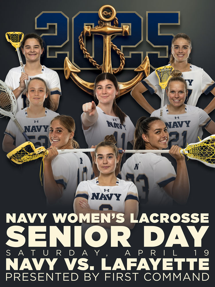 WAKE UP IT'S SENIOR DAY!!

🆚 <a href="/LafayetteWLAX/">Lafayette Women's Lacrosse</a> 
📍 Annapolis, MD
🕛 12PM
🎁 100 Navy Hair Clips
📺 ESPN+
📻 WNAV

Presented by @FirstCommand 

#GoNavy
