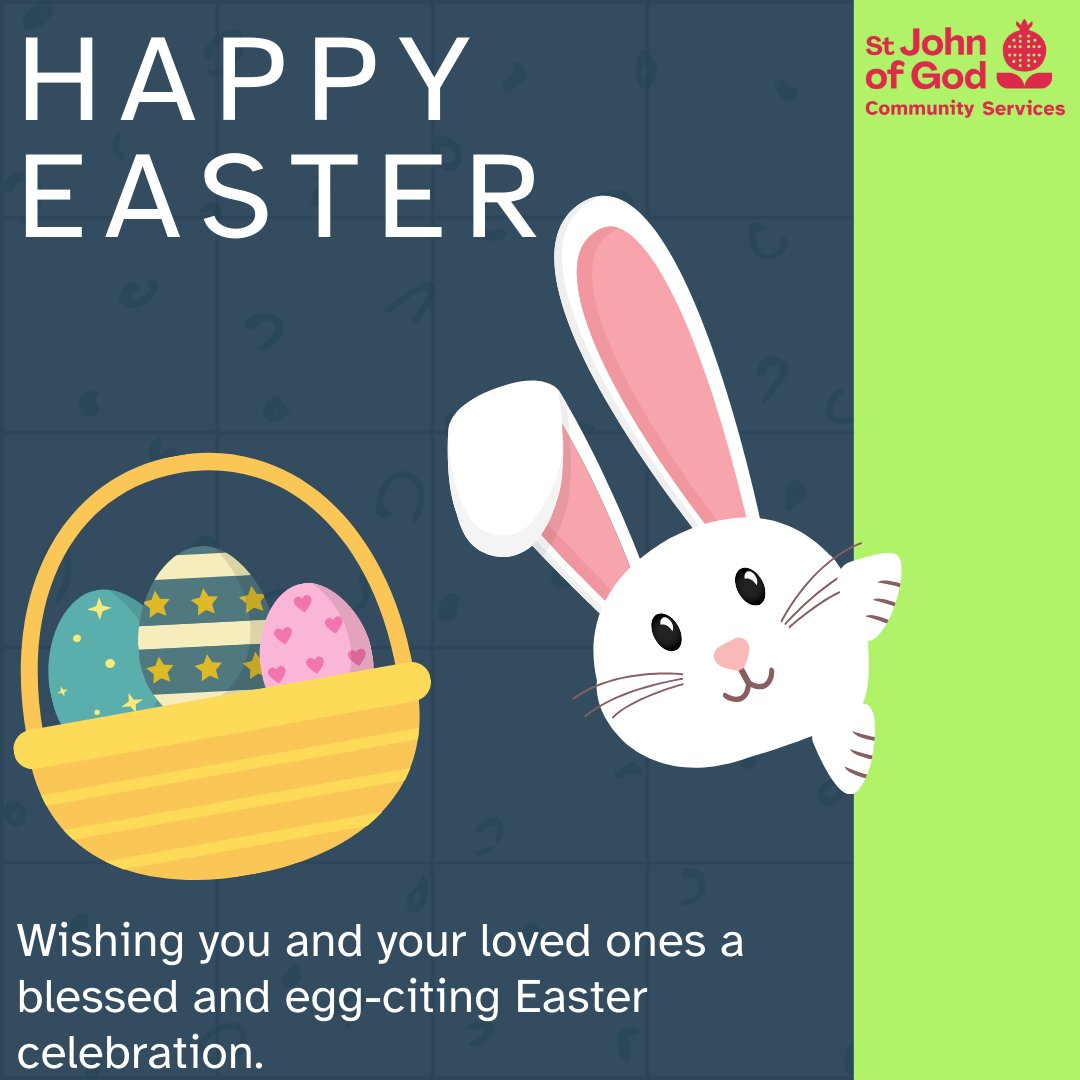sjogcs's tweet image. From our team to your family, thank you for being part of our community. Let’s embrace the promise of brighter days ahead!
Beannachtaí na Cásca oraibh!
#Easter2025 #EasterWeekend