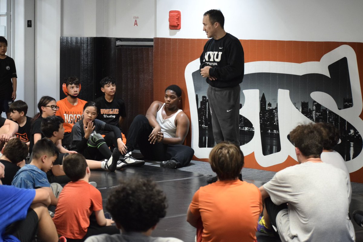Beat the Streets Wrestling (@beatthestreets) on Twitter photo Shout out to <a href="/NYUWrestling/">NYU Wrestling</a> associate head coach <a href="/CoachCLuce/">Corey Luce</a> for doing a fun #wrestling clinic for the #BeatTheStreets beginners and youth #practice session during spring break.
#NYUWrestling #NYCWrestling #YouthWrestling #WrestlingWorks Shout out to <a href="/NYUWrestling/">NYU Wrestling</a> associate head coach <a href="/CoachCLuce/">Corey Luce</a> for doing a fun #wrestling clinic for the #BeatTheStreets beginners and youth #practice session during spring break.
#NYUWrestling #NYCWrestling #YouthWrestling #WrestlingWorks