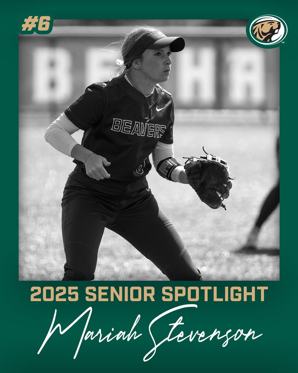 Our final senior spotlight 🥲

<a href="/_mstevenson_/">Mariah Stevenson</a> has appeared in a whopping 195 games for BSU, starting in all but one of those her freshman year. She's grabbed a .312 batting average with 70 runs and 186 hits!

#GoBeavers #BeaverTerritory