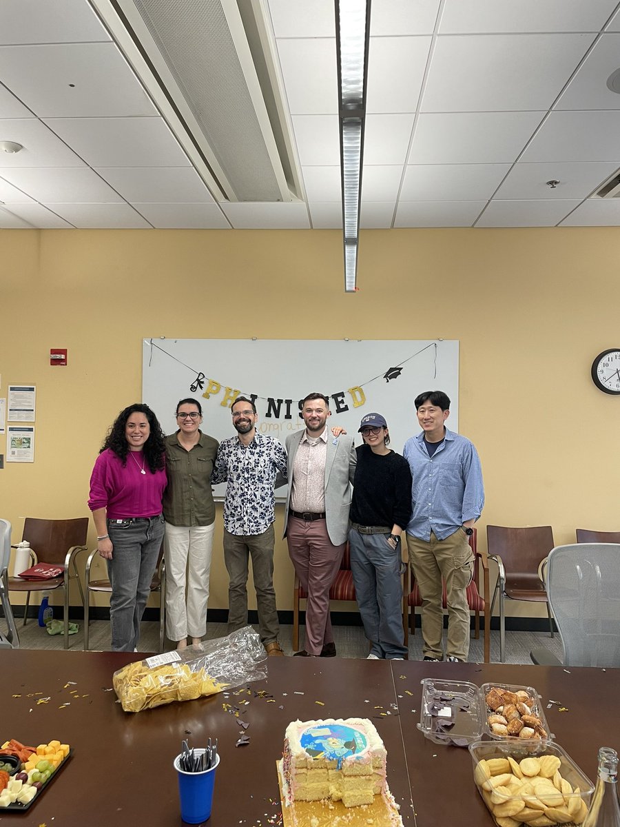Shaun Brinsmade shaunbrinsmade.bsky.social (@sbrinsmade) on Twitter photo A little late in posting, but congrats to <a href="/DADiMaggioJr/">Dennis A DiMaggio Jr</a> in my lab who successfully defended his PhD thesis last week!! 2 pics - one with GU committee members and one with the lab. Thanks to <a href="/Horswill_Lab/">Horswill Lab</a> for serving as the external examiner! A little late in posting, but congrats to <a href="/DADiMaggioJr/">Dennis A DiMaggio Jr</a> in my lab who successfully defended his PhD thesis last week!! 2 pics - one with GU committee members and one with the lab. Thanks to <a href="/Horswill_Lab/">Horswill Lab</a> for serving as the external examiner!