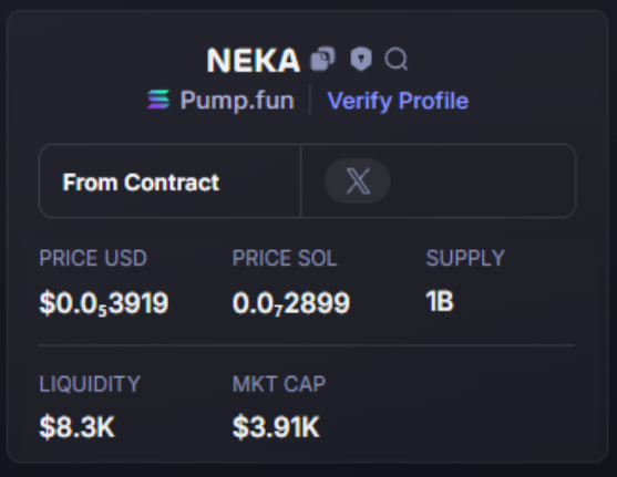 Alpenliebe_83's tweet photo. UPDATE $NEKA #NEKA
4K - 195K
48X
CA:pJgbiBrTF9TtuRo2SAQGwvWzRNpGiPJZDuAnLXwpump
🪙 Join Group Private: https://t.co/07lVfeGDXE https://t.co/vmZE9UEyeI