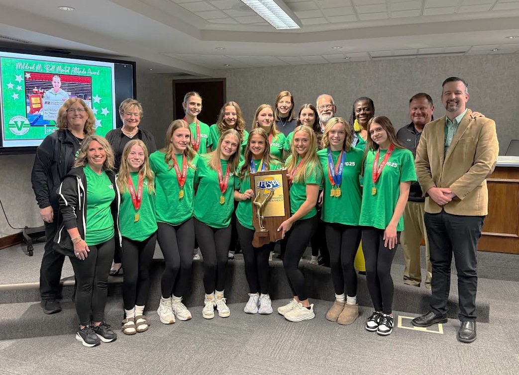 Valparaiso Athletics (@athleticsvalpo) on Twitter photo Huge congratulations to our 2025 State Runner-Up Gymnastics team, recognized at the April VCS School Board Meeting! This marks Coach Juergens’ 10th State Runner-Up team — an incredible achievement. Amazing work by the athletes and coaches
<a href="/ValpoHS411/">Viking Info</a> #WeAreValpo 🟢⚪ Huge congratulations to our 2025 State Runner-Up Gymnastics team, recognized at the April VCS School Board Meeting! This marks Coach Juergens’ 10th State Runner-Up team — an incredible achievement. Amazing work by the athletes and coaches
<a href="/ValpoHS411/">Viking Info</a> #WeAreValpo 🟢⚪
