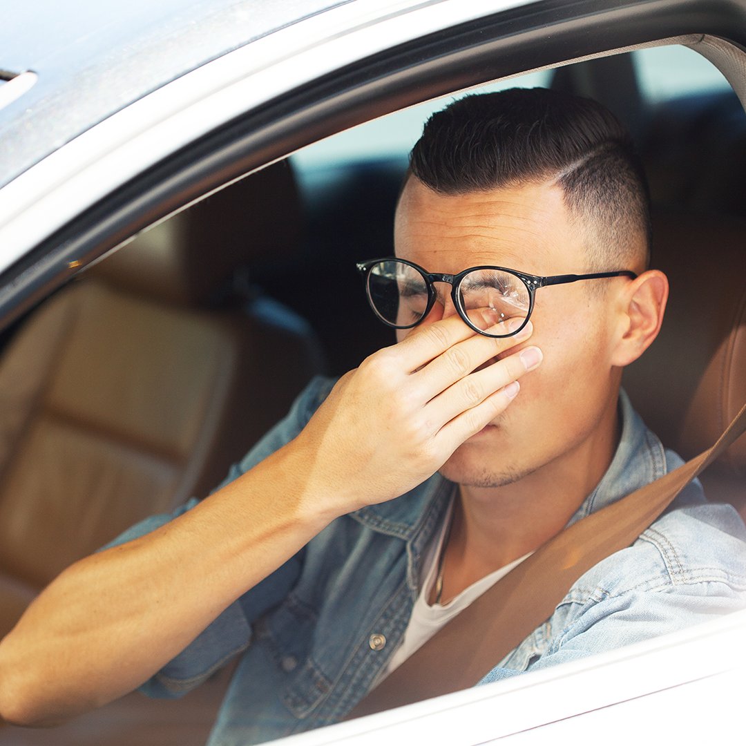 AngieAgency's tweet photo. You’re *three times* more likely to be in a car crash if you are tired. Fact. https://t.co/rdw0bzjdnv