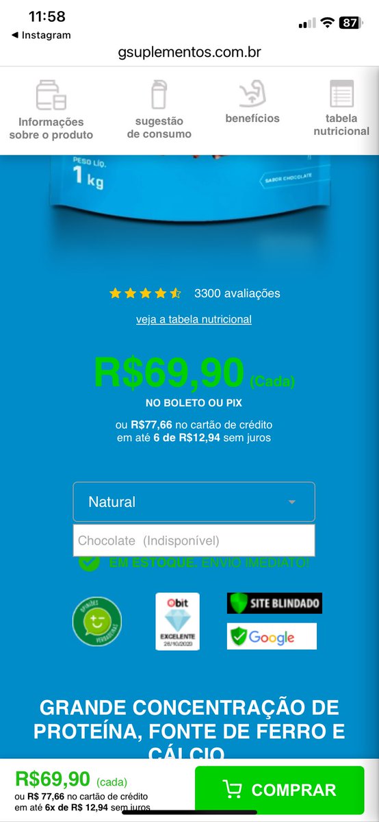 AlineRaiane9's tweet image. #Grwoth ajuda a gente e disponibiliza o melhor whey custo-benefício no sabor de chocolate pra essa pobre coitada como presentinho de Páscoa 😮‍💨🥹🌸