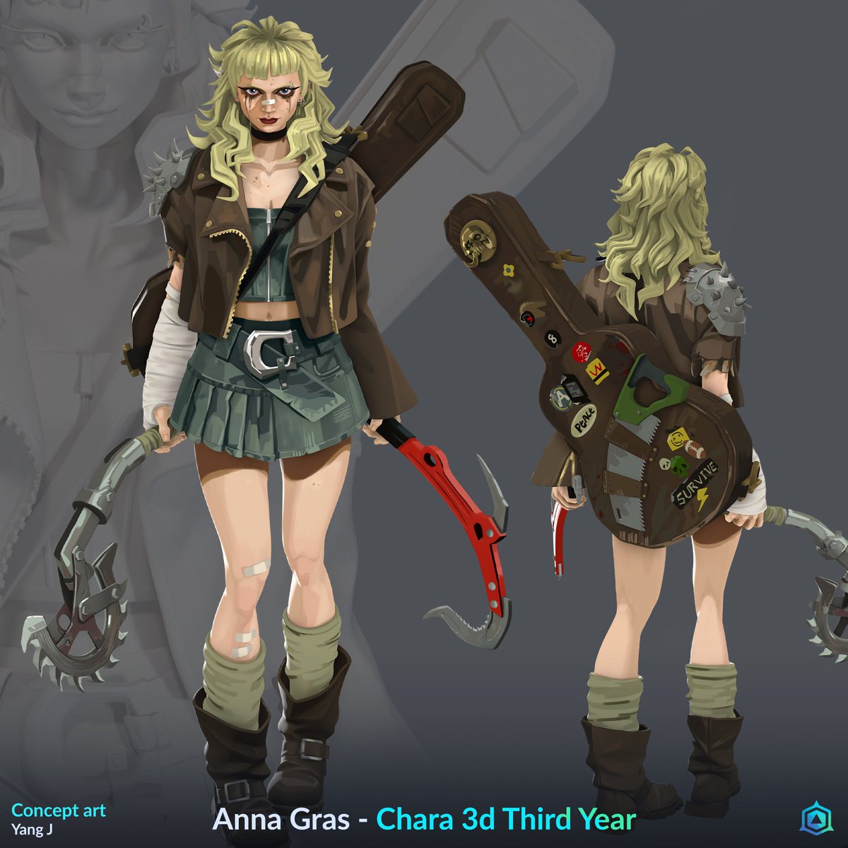 Le cours de Chara 3D de troisième année donné par Hugo Aubert a donné de beaux résultats. 
Félicitations à nos étudiants ! Ici, des travaux d'Aline Bataille et Anna Gras ✨
Anna's Artstation : artstation.com/annagras
Aline's Artstation : artstation.com/aline_bataille
 #Chara3D #Artside