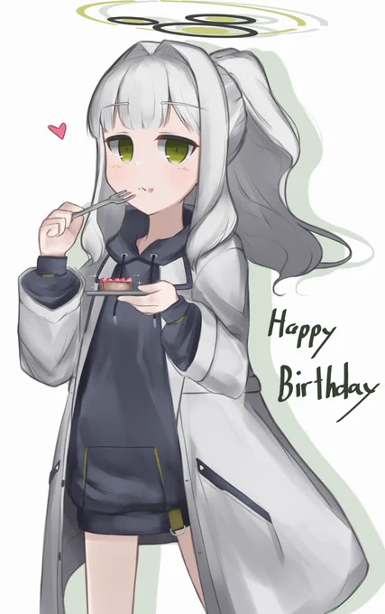 ハレちゃん誕生日おめでと～～う! #ブルアカ 
