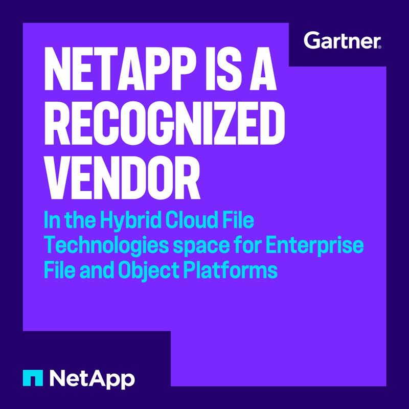 NetApp (@netapp) on Twitter photo Recognized top vendor in Hybrid Cloud File Services by <a href="/gartner/">Darja Gartner</a>!
With 61% of I&O leaders eyeing hybrid cloud strategies, we feel it's clear: hybrid cloud unlocks data for #GenAI, ramps up global efficiency, and more. More in this Gartner® report: ntap.com/3XIqaev Recognized top vendor in Hybrid Cloud File Services by <a href="/gartner/">Darja Gartner</a>!
With 61% of I&O leaders eyeing hybrid cloud strategies, we feel it's clear: hybrid cloud unlocks data for #GenAI, ramps up global efficiency, and more. More in this Gartner® report: ntap.com/3XIqaev