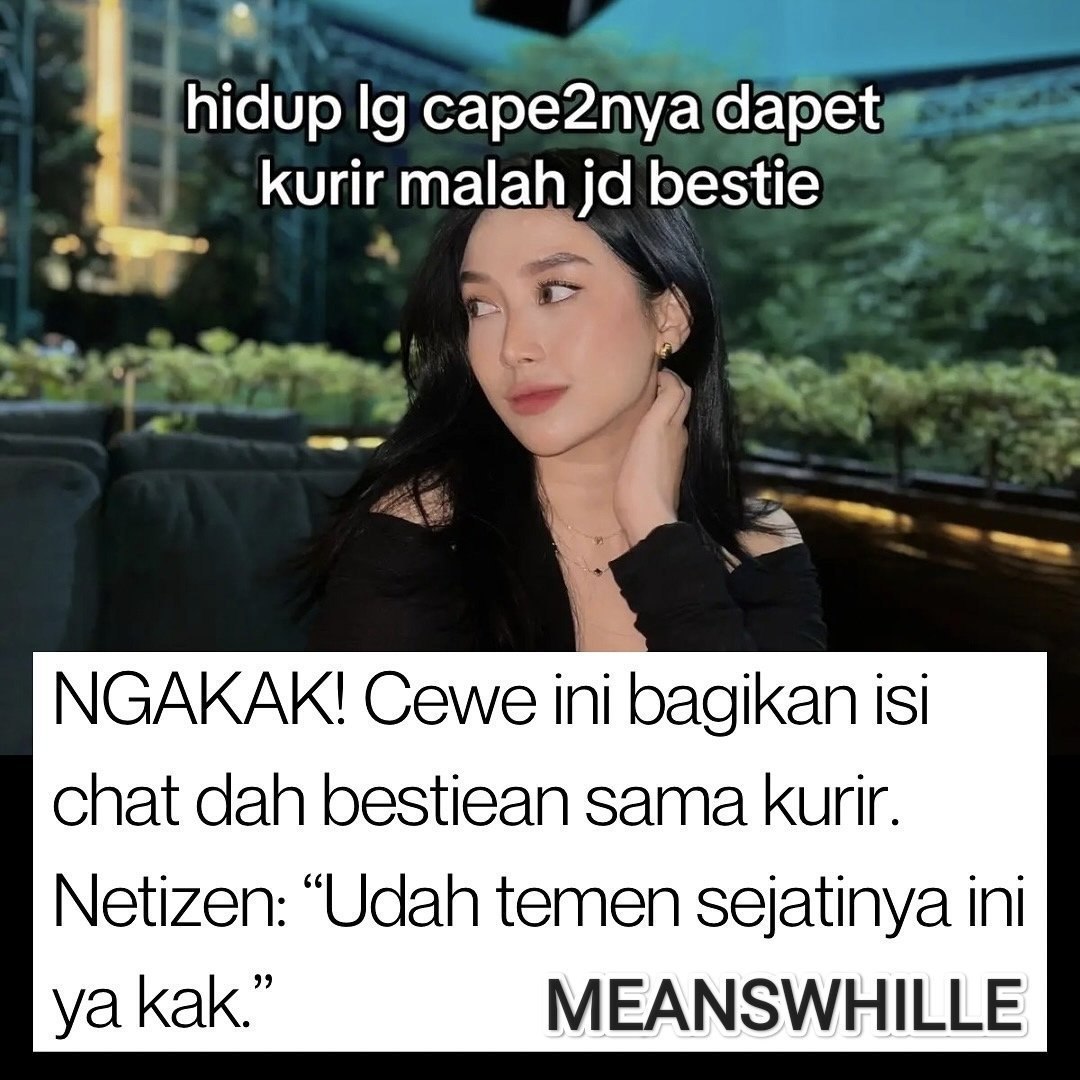 PensilAajaib's tweet photo. Hidup lg cape2nya dapet kurir malah jd bestie🗿

Lo keren bng🫵 respectt... https://t.co/wI1T4ZGJWQ