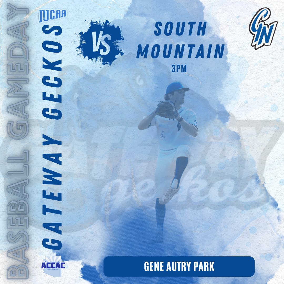 GateWay CC Athletics (@gatewaygeckos) on Twitter photo ⚾🦎 GameDay 🦎⚾
⚾ <a href="/gecknation/">GeckNation Baseball</a>
🆚 <a href="/SMCCCougars/">SMCC Athletics</a>
🕦 3pm
📍 The Gene
🤳 Game Changer➡Gateway Geckos Baseball 2025
<a href="/Gatewaycc/">Gateway CC</a> <a href="/accac_sports/">ACCAC Sports</a> <a href="/NJCAA/">NJCAA</a>
#letsgogeckos #BaseBall #gecknation #gdub #gameday ⚾🦎 GameDay 🦎⚾
⚾ <a href="/gecknation/">GeckNation Baseball</a>
🆚 <a href="/SMCCCougars/">SMCC Athletics</a>
🕦 3pm
📍 The Gene
🤳 Game Changer➡Gateway Geckos Baseball 2025
<a href="/Gatewaycc/">Gateway CC</a> <a href="/accac_sports/">ACCAC Sports</a> <a href="/NJCAA/">NJCAA</a>
#letsgogeckos #BaseBall #gecknation #gdub #gameday