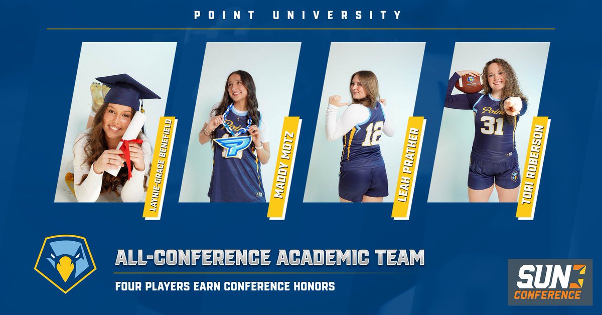 We want to congratulate our players for All-Conference Honors! 🏆#Togetherwefly