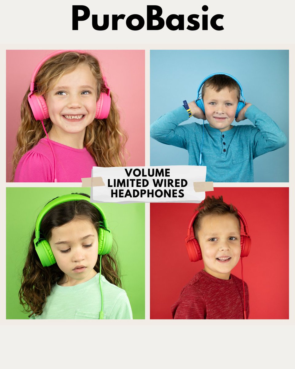 There's no need to sacrifice sound quality when it comes to protecting your kiddos' hearing health! Our new PuroBasic Volume Limited Headphones give kids the sound quality they deserve - and come in a selection of awesome colors for extra fun!

l8r.it/4ueu ⁠
