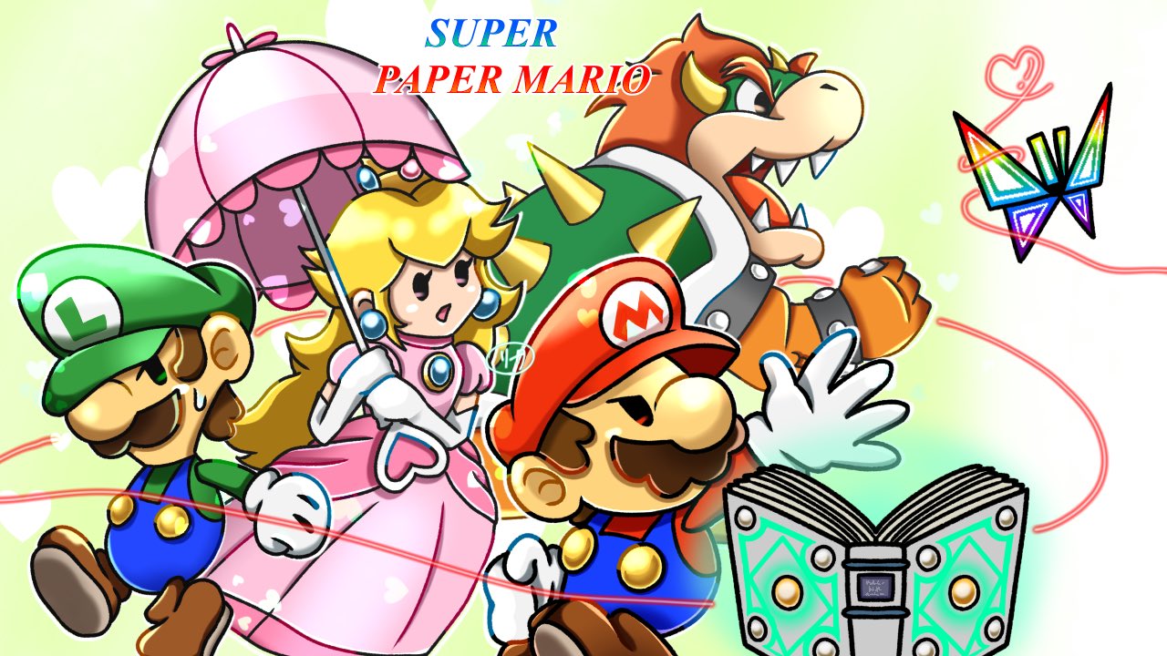 スーパーペーパーマリオ Get the super rare sparkling pansy!! Can you make it into a