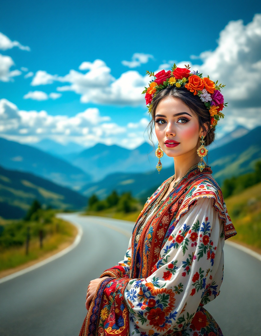 canyonmoongal's tweet photo. @kevin242kdr @Lisaautry0101 Beautiful women worldwide, somewhere in the Balkans #FriSatSunAI https://t.co/2uP8d4OiJZ