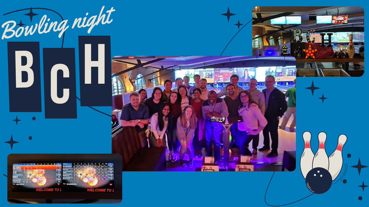 Our fellows hit the lanes and took over Lucky Strike for a night of bowling. Strikes were thrown, gutters were forgiven, and bragging rights were claimed- a night to remember! #BCH #BCHAnesthesia