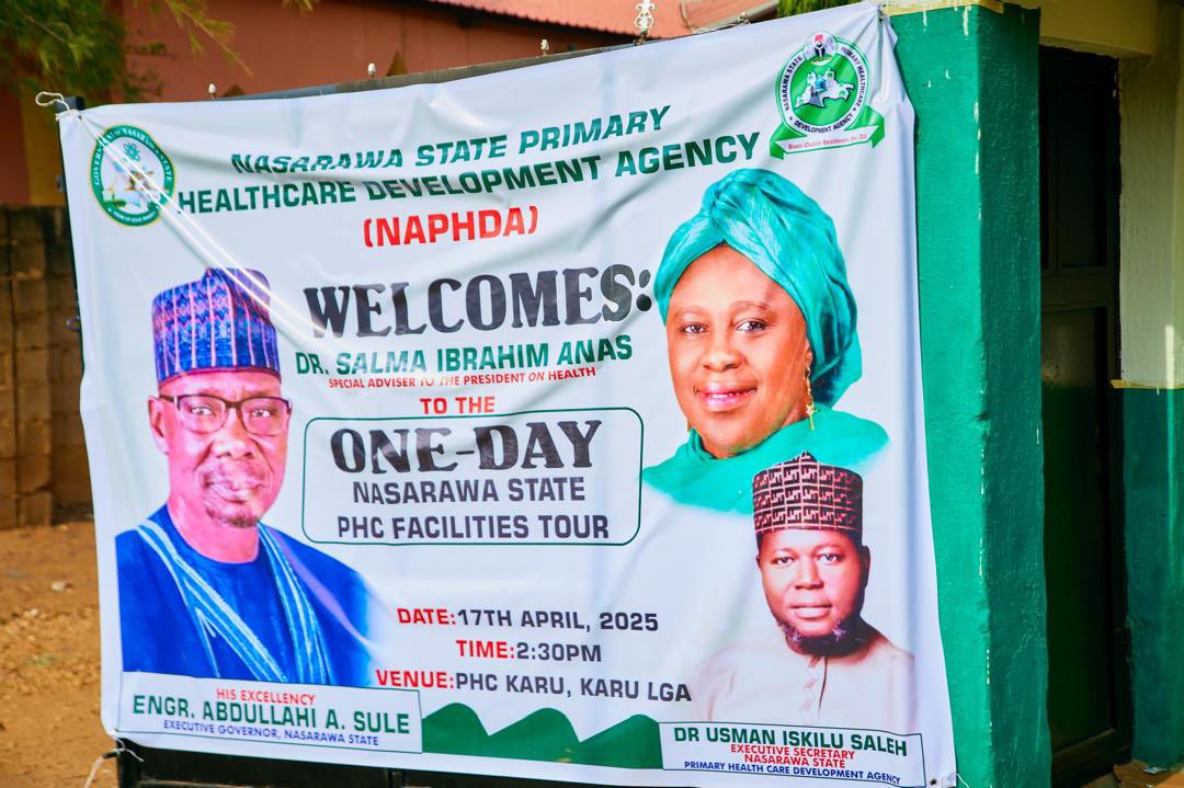 DrSalmaAnas's tweet photo. As part of the ongoing nationwide tour of primary health care facilities, the Special Adviser to the President on Health paid a working visit to Karu Local Government Area in Nasarawa State.

The visit provided an opportunity to inspect the delivery of primary health care services within the LGA, engage with frontline health workers, and assess existing infrastructure and operations at the facility.

In continuation of her engagements, the Special Adviser also visited the Nasarawa State Primary Health Care Development Agency, where she met with key stakeholders to discuss strategies for collaboration and alignment in strengthening primary health care systems in the state.

This initiative is a vital component of the Federal Government’s commitment to revitalizing the primary health care sector and advancing the objectives of the Renewed Hope Agenda—ensuring that quality and accessible health care is available to all Nigerians