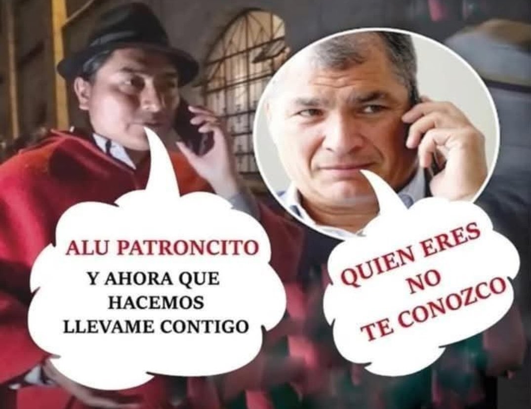 Juan José Malo (@juanjosmalo4) on Twitter photo LA FUGA
<a href="/RaGecuador/">Raul Andrade G.</a>
Luego de una derrota electoral, es normal que las personas más cercanas al perdedor se sientan amenazadas, inseguras, inclusive perseguidas.
El temor actúa como un cajón de resonancia y les enfrenta a escenarios terribles.
Pero la paranoia de los LA FUGA
<a href="/RaGecuador/">Raul Andrade G.</a>
Luego de una derrota electoral, es normal que las personas más cercanas al perdedor se sientan amenazadas, inseguras, inclusive perseguidas.
El temor actúa como un cajón de resonancia y les enfrenta a escenarios terribles.
Pero la paranoia de los