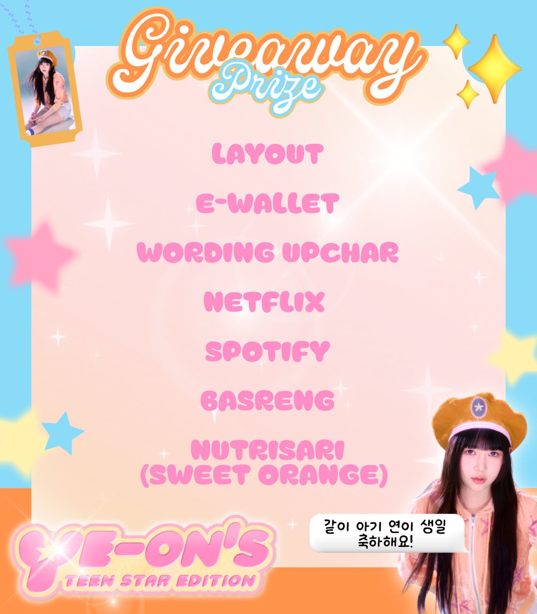 ✆  𝙎omething super 𝘥𝘰𝘶𝘹 is waiting for you, yes, you⁠˳ᵎᵎ This is your chance to shine and take home some treats with our lovely 𝙜𝙞𝙫𝙚𝙖𝙬𝙖𝙮 ⎚ make sure you check all the details and cross your fingers tight. Good luck, 𝐌addie～⁠｡⁠☆