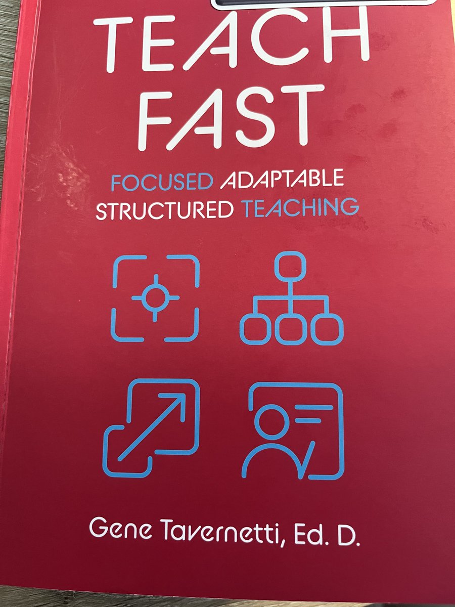 Over break, I’ve been reading Teach FAST by <a href="/GTavernetti/">Gene Tavernetti</a>, and I’m halfway through. It’s a goldmine for anyone looking to streamline lesson design without losing depth.
I’ll be sharing 1 tweet per chapter, starting w/ Chapter 1 below🧵.
#EduTwitter #InstructionalDesign #TeachFAST