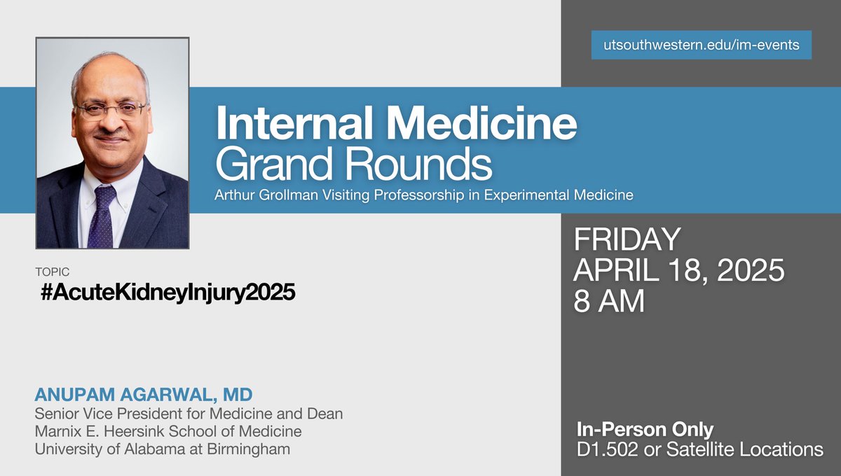 Samir M. Parikh (@samirparikhmd) on Twitter photo Thank you <a href="/UABHeersink/">UAB Heersink School of Medicine</a> for loaning us <a href="/anupamuab/">Anupam Agarwal</a> for an inspiring visit with <a href="/UTSWNephrology/">UTSW Nephrology</a> and <a href="/UTSWInternalMed/">UTSW Internal Medicine</a> to deliver Medical Grand Rounds on innovation in AKI this week Thank you <a href="/UABHeersink/">UAB Heersink School of Medicine</a> for loaning us <a href="/anupamuab/">Anupam Agarwal</a> for an inspiring visit with <a href="/UTSWNephrology/">UTSW Nephrology</a> and <a href="/UTSWInternalMed/">UTSW Internal Medicine</a> to deliver Medical Grand Rounds on innovation in AKI this week