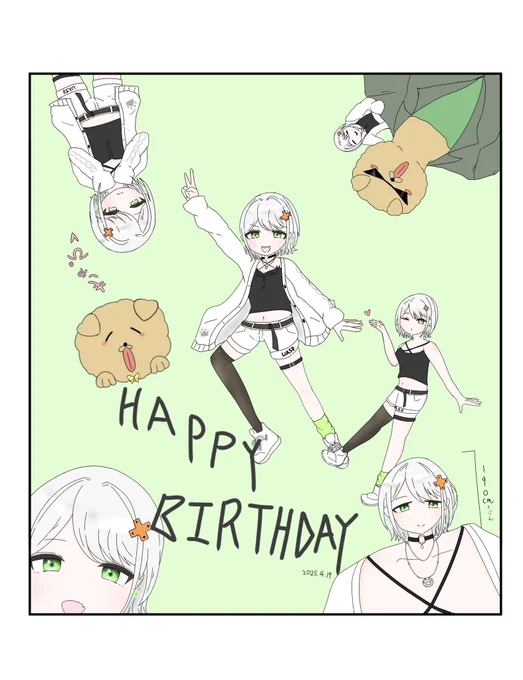#しゃらくせ絵 
 #せつーな爆誕祭 

せつーな!!!お誕生日おめでとう!!!これからもめっちゃ応援しています!
これからの一年健康にお過ごしください! 