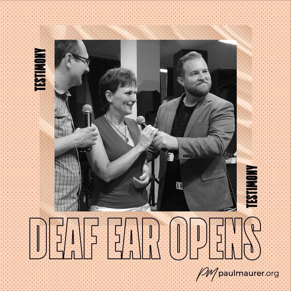 Here is a powerful testimony from 2020! "16 years ago this woman got an infection in her right ear, and the infection led to her being deaf. (So she could not hear out of right ear for 16 years and the Dr confirmed it) She came to me for prayer for a miracle as she believed that