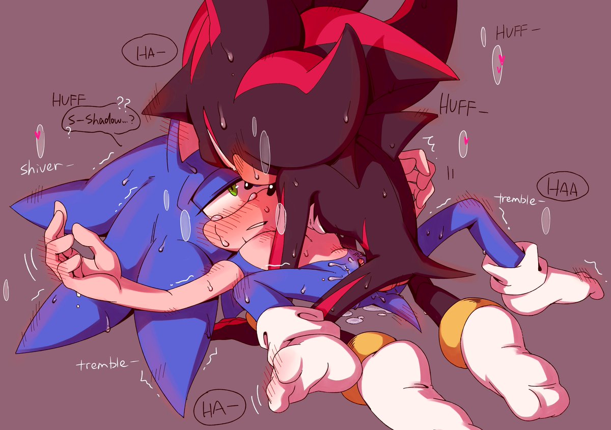 Okay I’m now going to have a good sleep…………anyway hope u guys enjoy these!💖#shadonic #shadonicnsfw 
It’s……8/?
操了到底怎么画🍆和🍓啊我要疯掉了（愤怒捶桌）