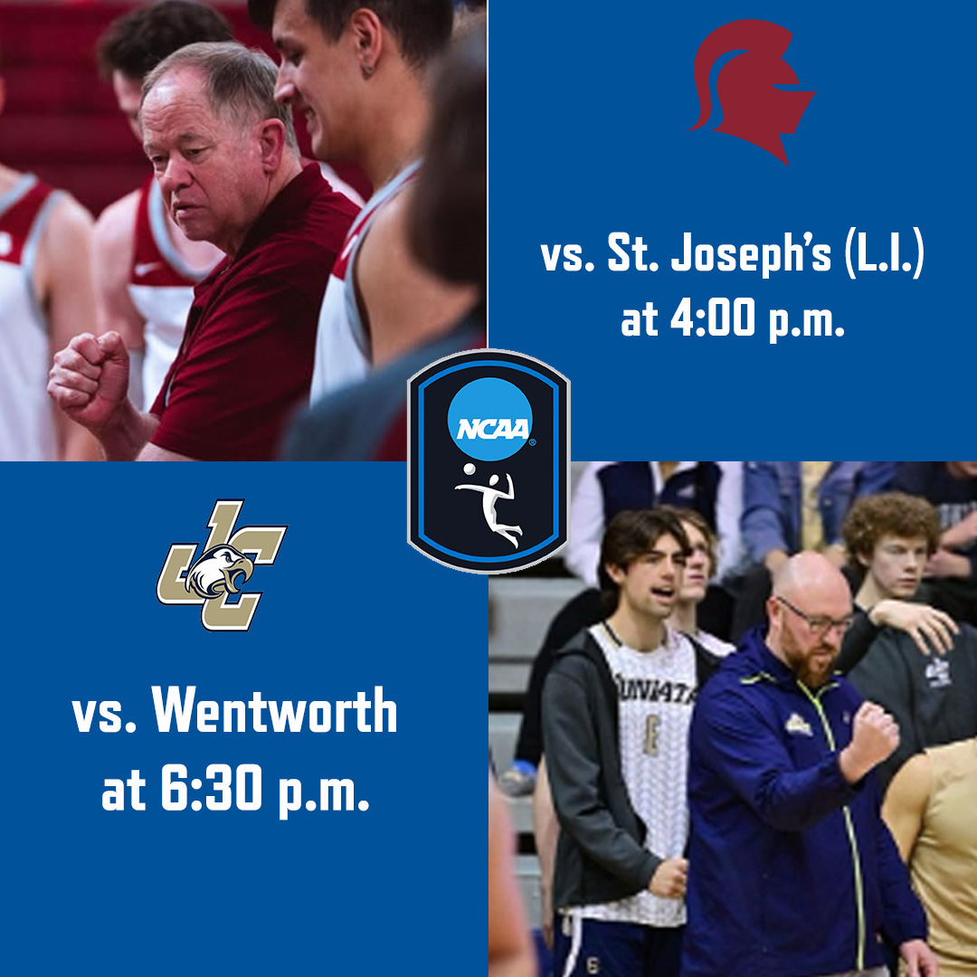 THE CVC (@sidcvc) on Twitter photo Good luck to <a href="/JuniataEagles/">Juniata Athletics</a> and <a href="/svuathletics/">SVU Athletics</a> this evening! Watch their games: 
SVU - ncaa.com/game/6445804
JC - ncaa.com/game/6445803
#GOCVC #d3vb Good luck to <a href="/JuniataEagles/">Juniata Athletics</a> and <a href="/svuathletics/">SVU Athletics</a> this evening! Watch their games: 
SVU - ncaa.com/game/6445804
JC - ncaa.com/game/6445803
#GOCVC #d3vb
