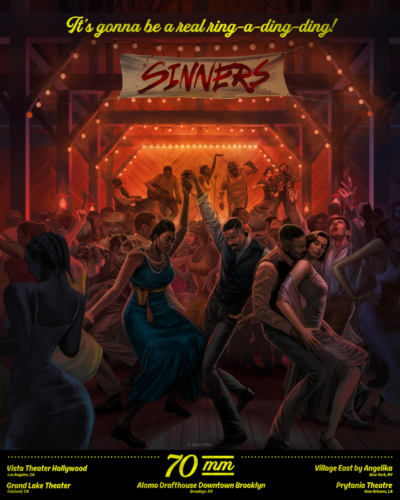 Creatieve Sinners IMAX 70mm poster