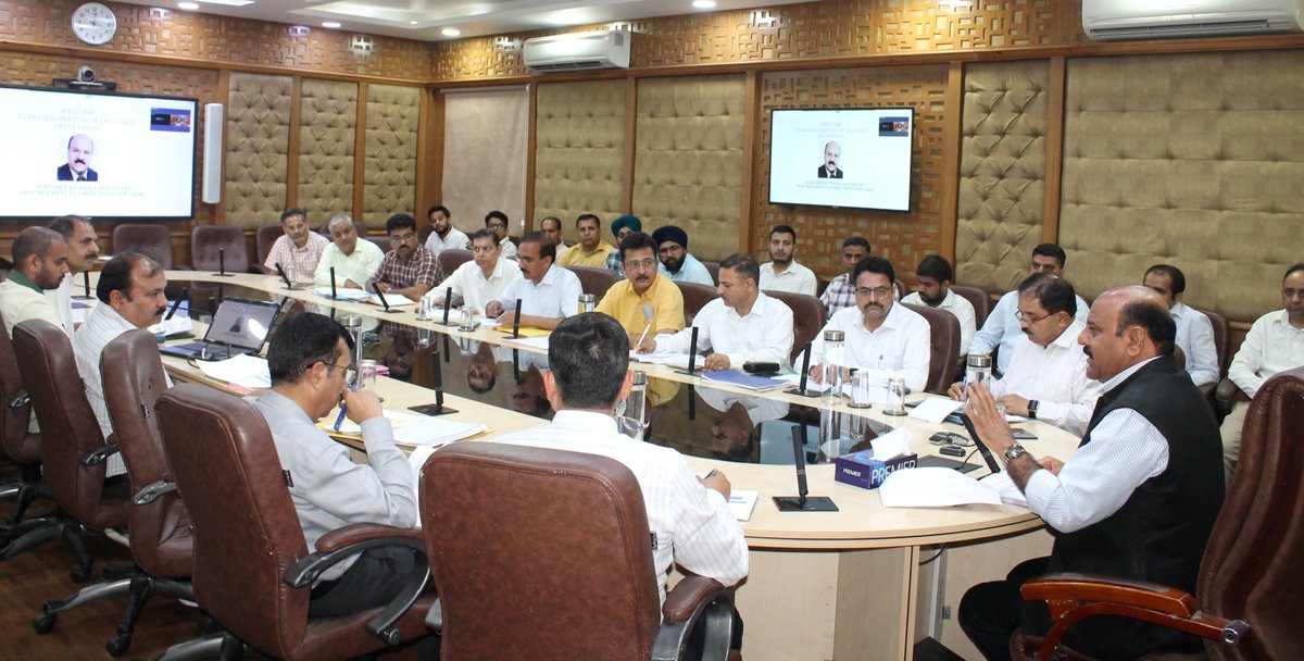 jkmediasocial's tweet photo. Dy CM @Surinderch55 #reviews progress on water supply #projects in #Nowshera Constituency
Assesses status of pending cases of I&C, G&M, PWD, L&E
The Dy CM, after taking scheme wise #review of all sectors, #instructed the #officers to strictly adhere to quality parameters and complete the projects within the stipulated #timeframe.
@diprjk