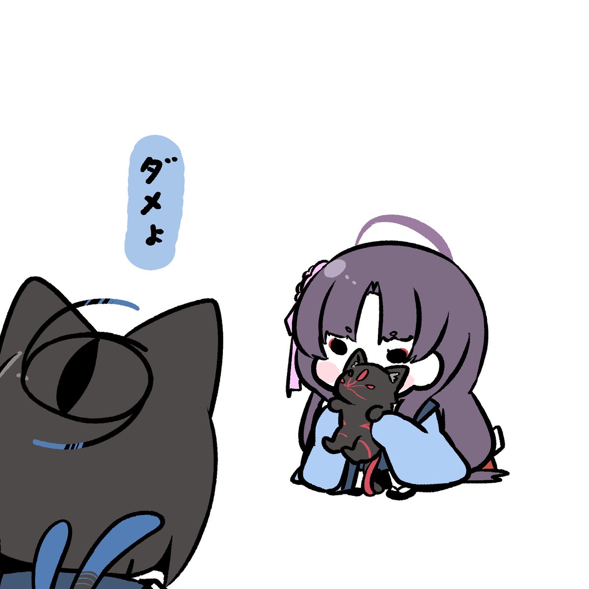 キキョウ(ブルーアーカイブ) 「」|みつき/さにや【原稿期間】のイラスト