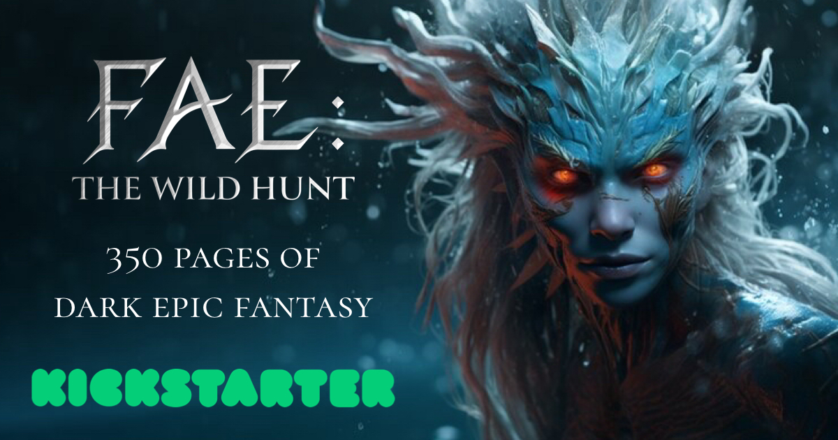 UnDyrk's tweet image. Hey everybody! One of my very best and oldest friends in the indie fantasy publishing scene, @GrayAustin, has only 5 days left on the Kickstarter for his Fae: The Wild Hunt 10th Anniversary edition - and he's SO CLOSE to funding. Please do check it out. linky-doo in the comments.